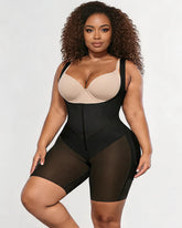 Front Zipper Shapewear Bodysuit - Tummy Control Butt Lift Body Shaper