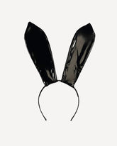 Faux Leather Bunny Ears Headband