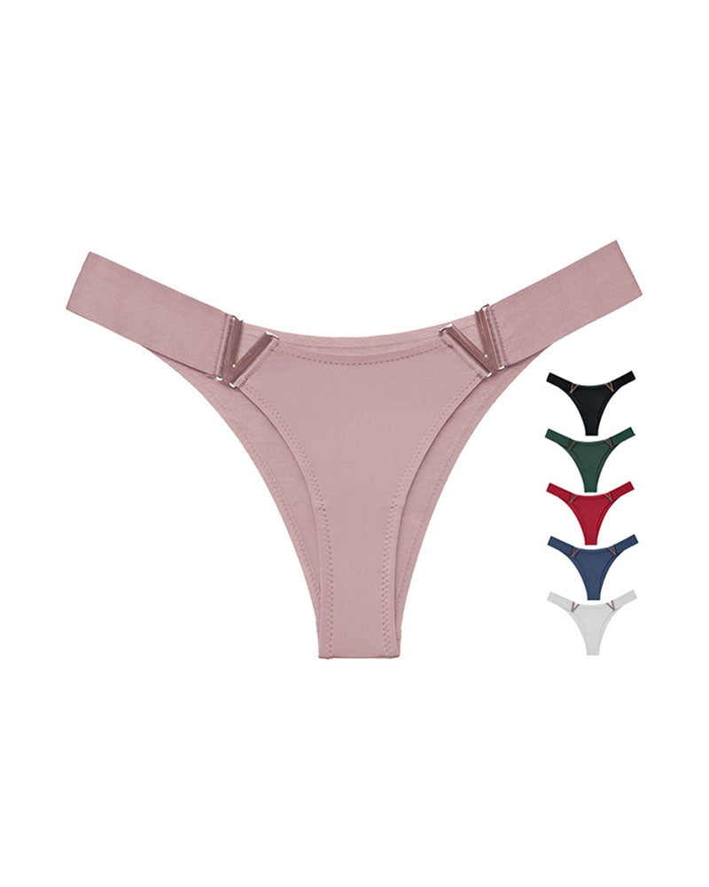 V-Hardware Thong - Sexy Metal Accent Minimal Coverage Panties