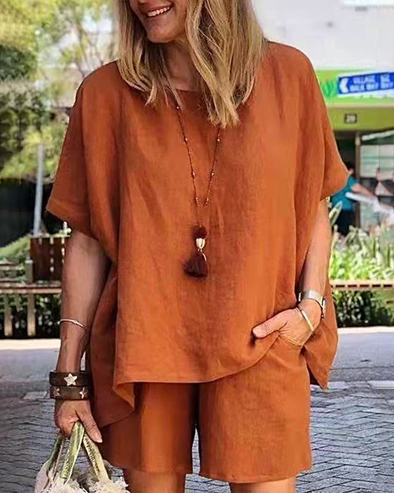 Two Piece Shorts Sets