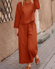 Long Sleeve Two Piece Sets