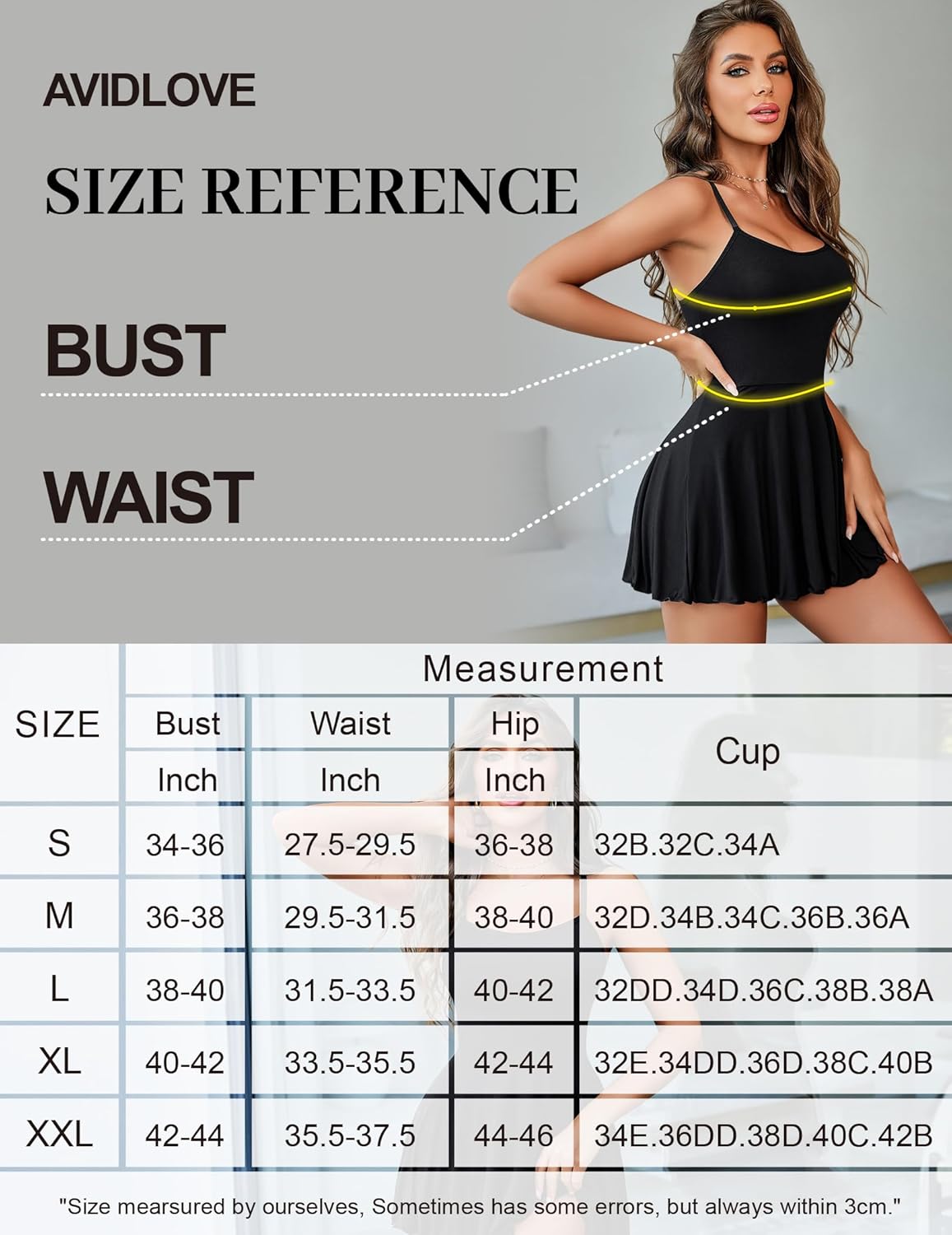 Strap Nightgown Chemise Dress