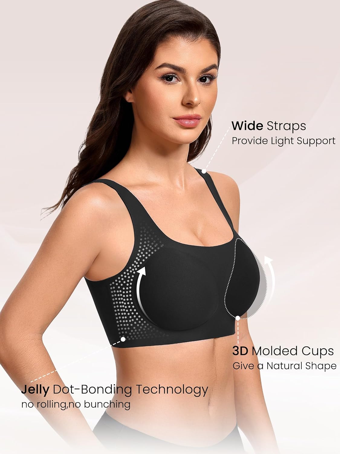 Wireless Bra No Underwire Jelly Bras