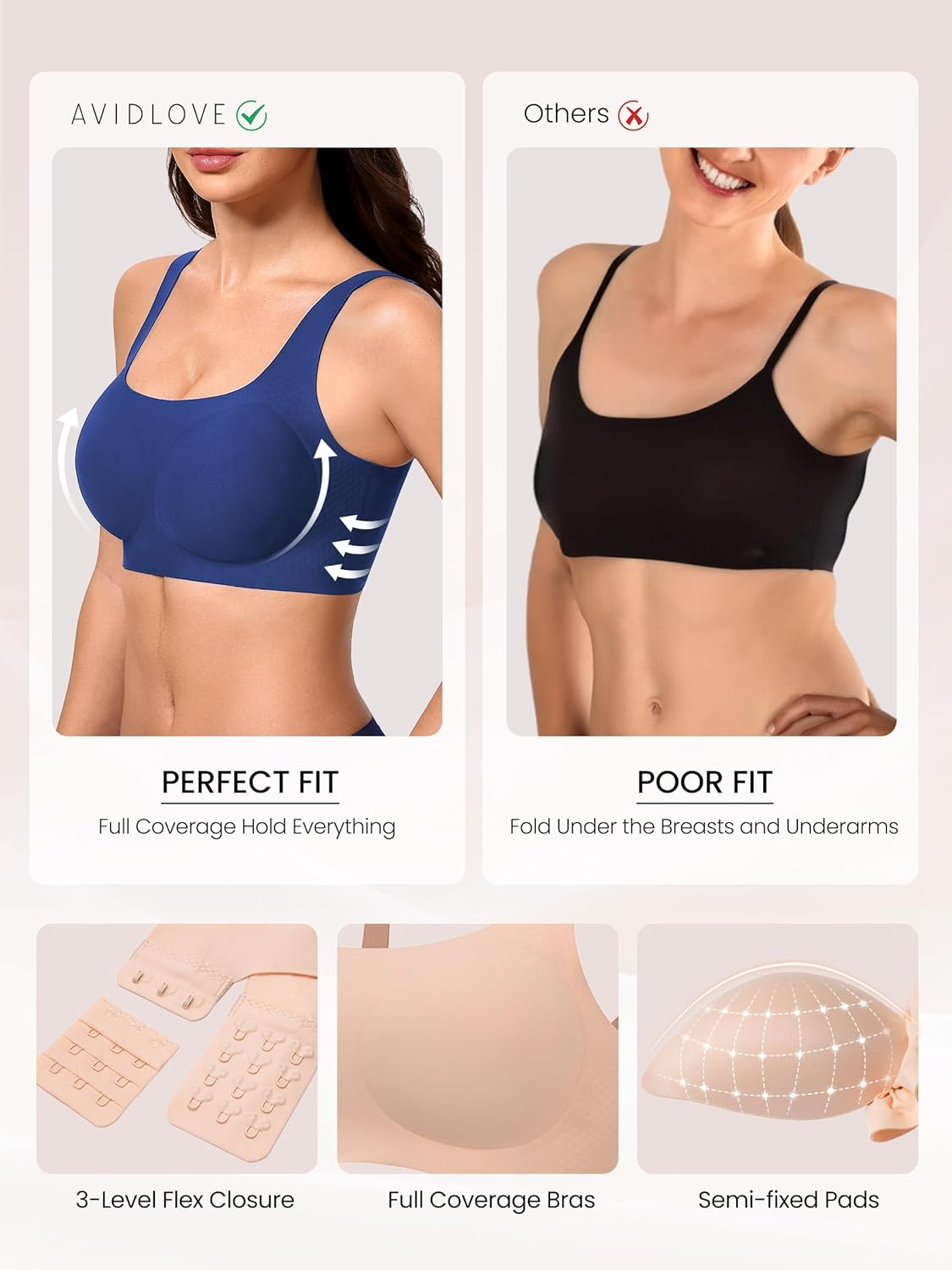 Wireless Bra No Underwire Jelly Bras