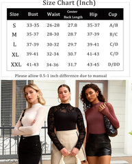 Mock Turtle Neck Sheer Mesh Bodysuit