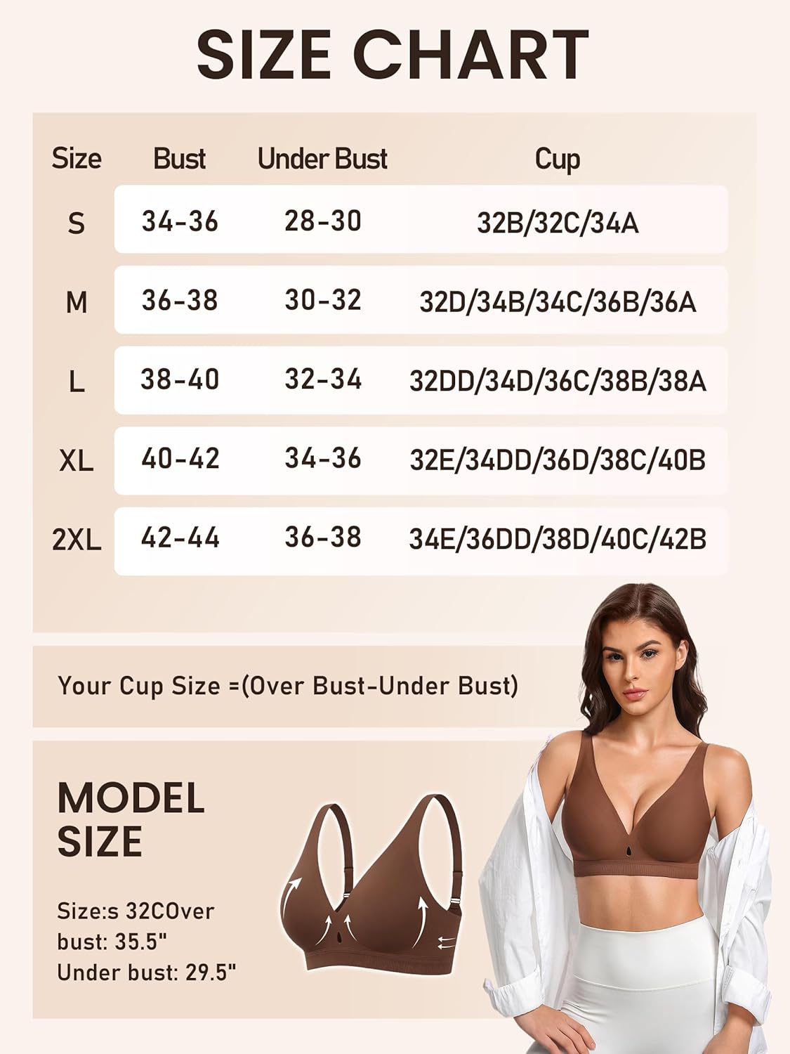 Wireless Bra Supportive No Underwire Bras