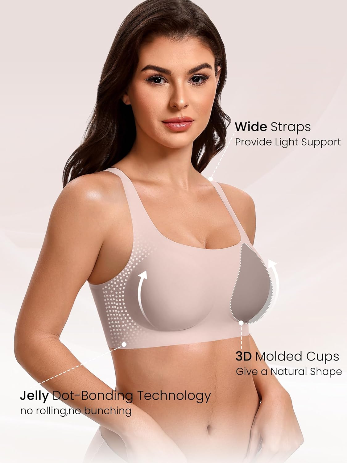 Wireless Bra No Underwire Jelly Bras