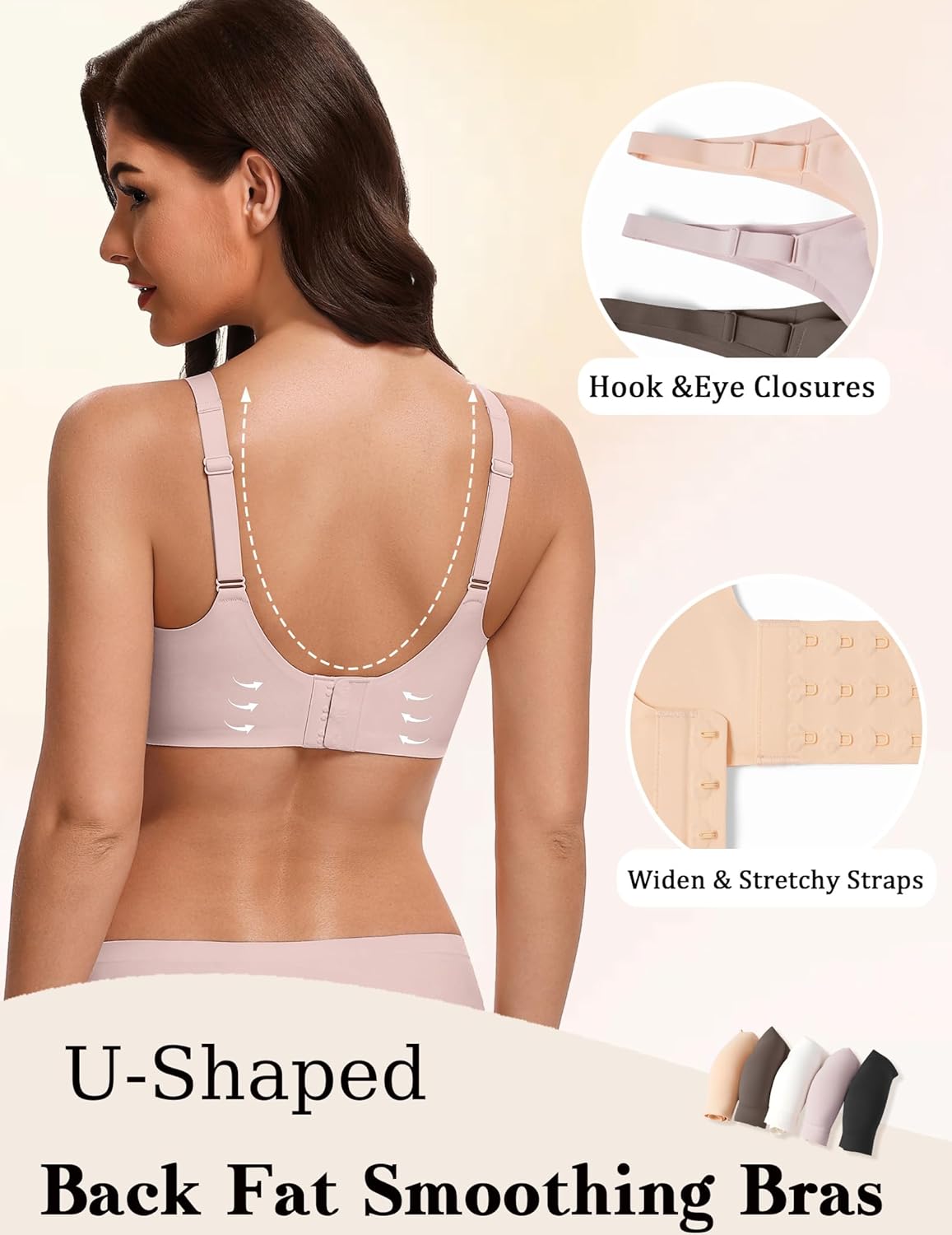 No Underwire Bras Full Coverage Wireless Bra