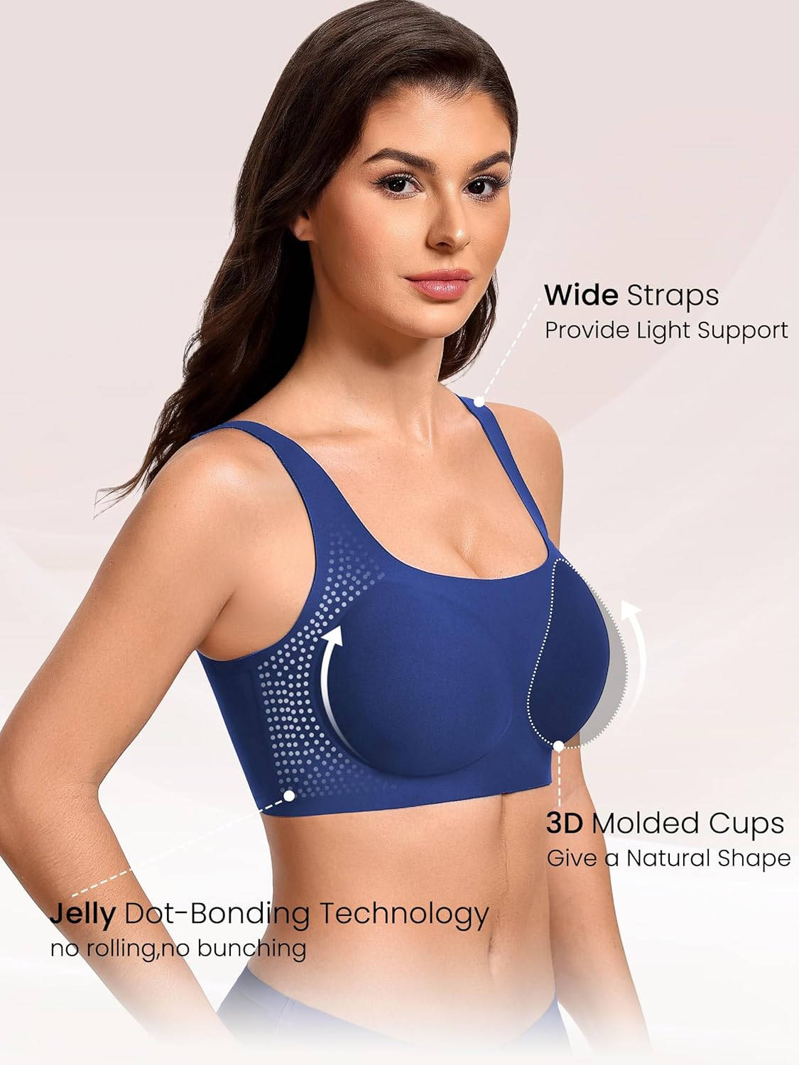 Wireless Bra No Underwire Jelly Bras