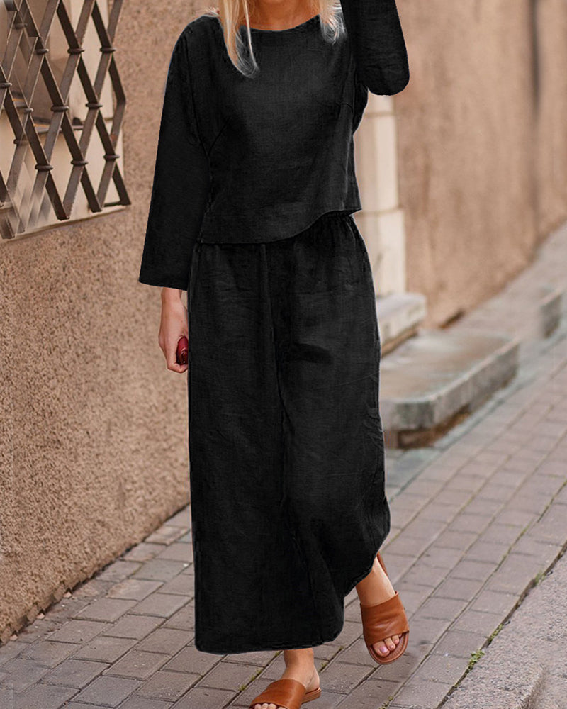 Long Sleeve Two Piece Sets