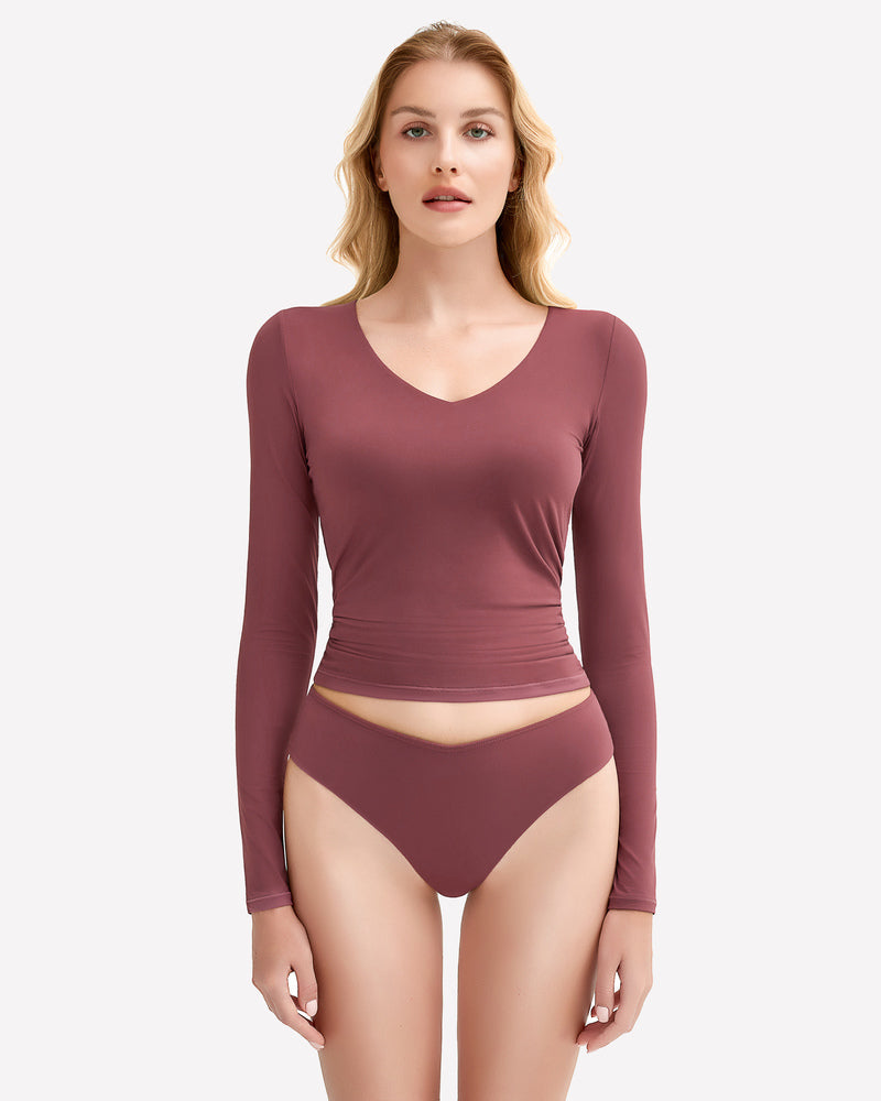 Sweetheart Neck Y2k Top with Panties Sets