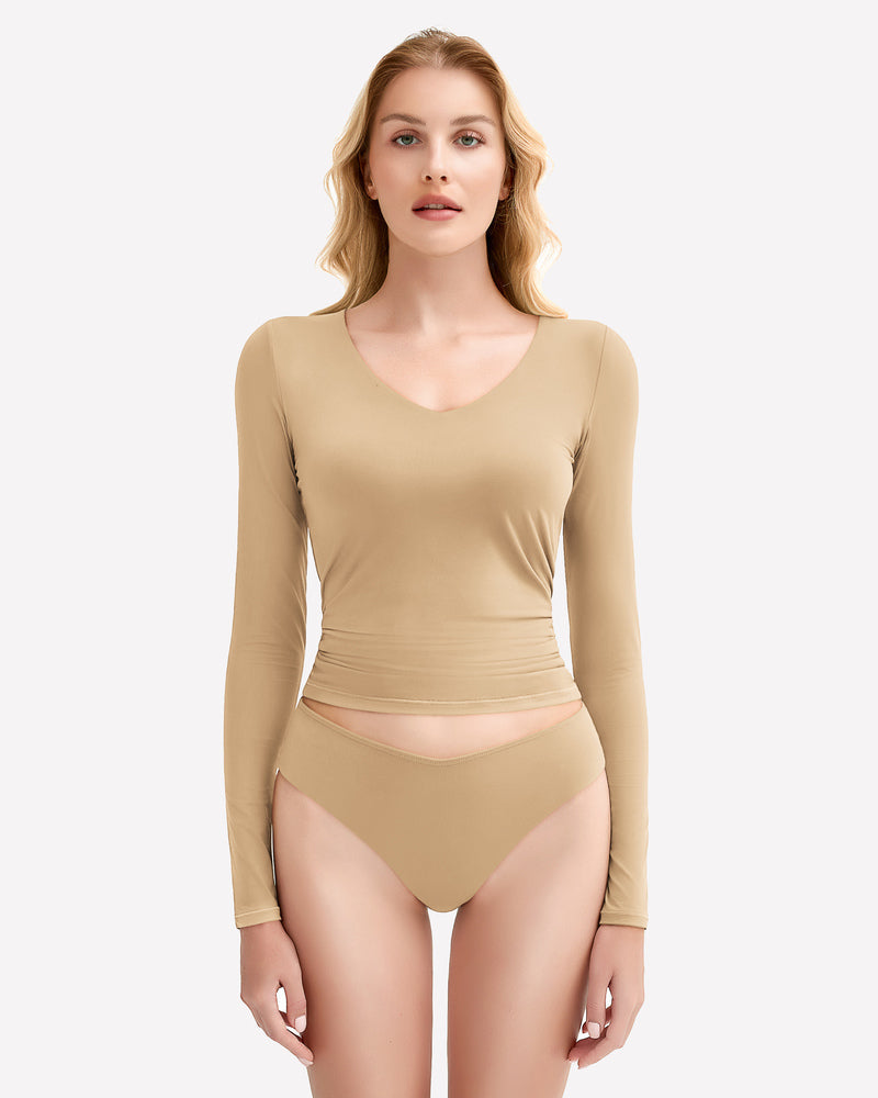 Sweetheart Neck Y2k Top with Panties Sets