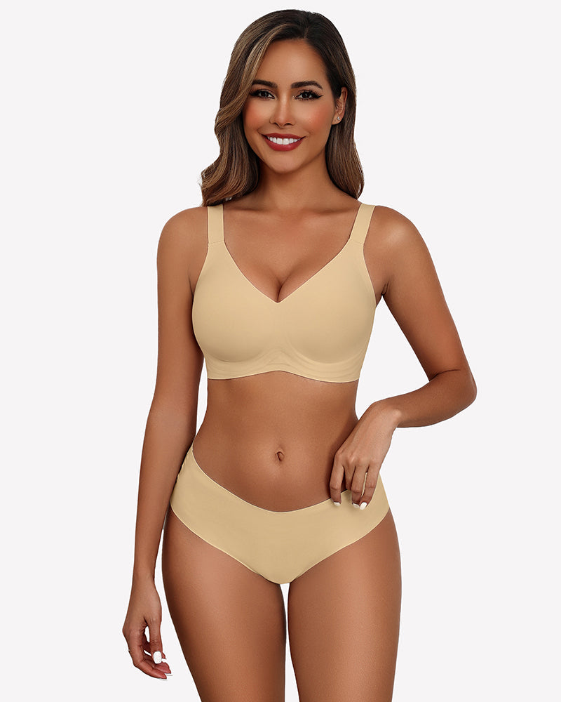 Seamless Push Up Wireless Bra