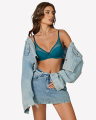 Mesh Underwire Bras Full Coverage Bra