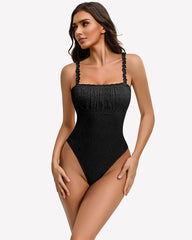 Lace Thong Bodysuit Square Neck Sleeveless Cami Going Out Top
