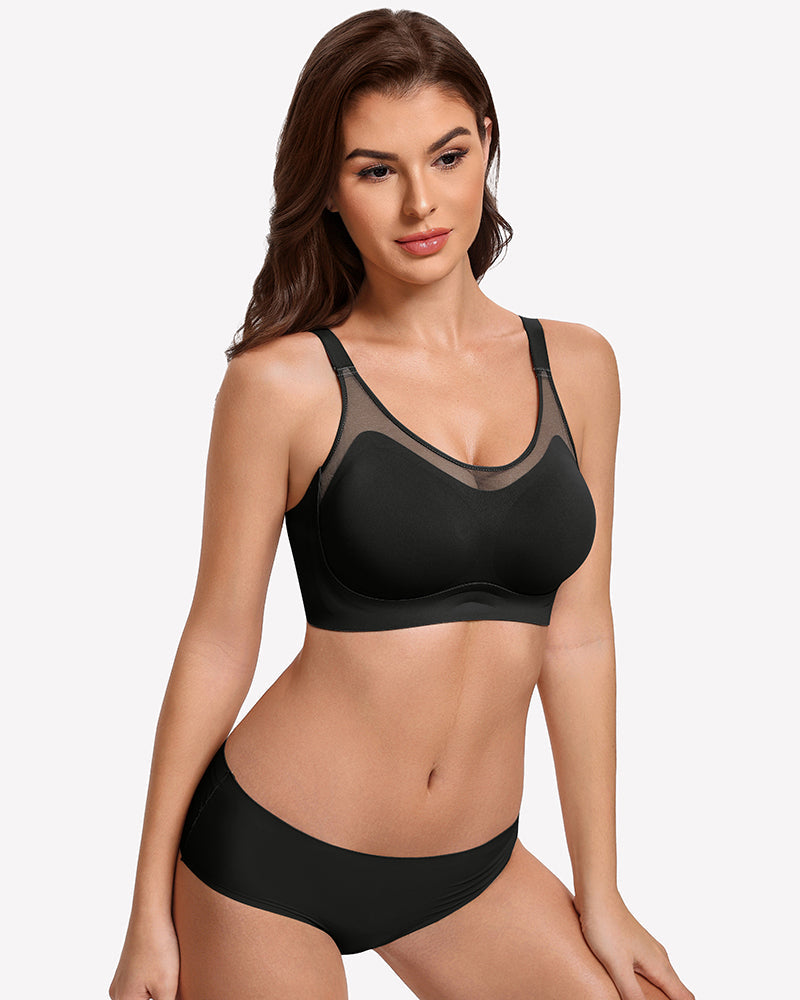 Wireless Jelly Bras Seamless Push Up T Bra