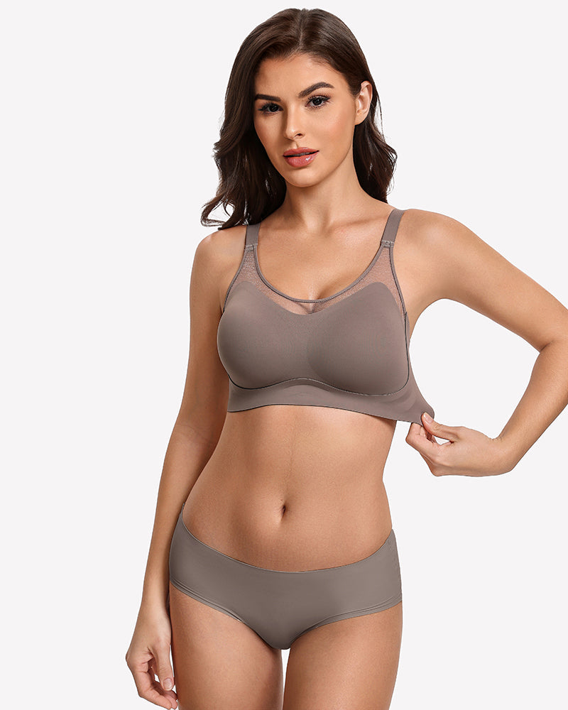 Wireless Jelly Bras Seamless Push Up T Bra