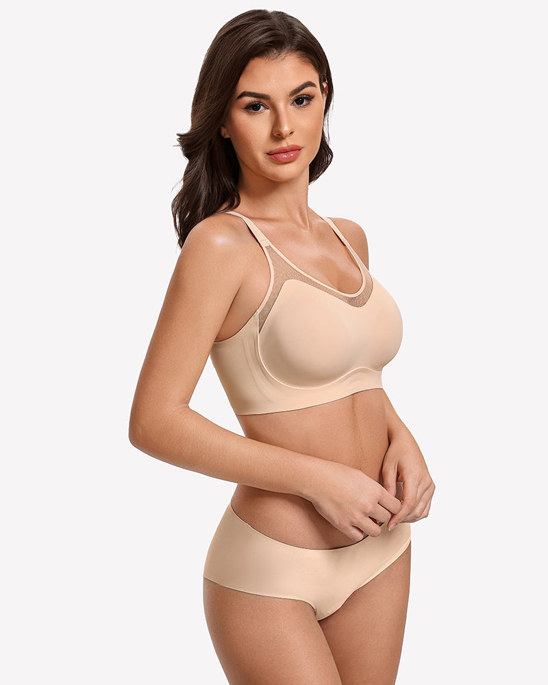 Wireless Jelly Bras Seamless Push Up T Bra