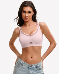 Mesh Full Coverage Jelly Padded Bralette Bra