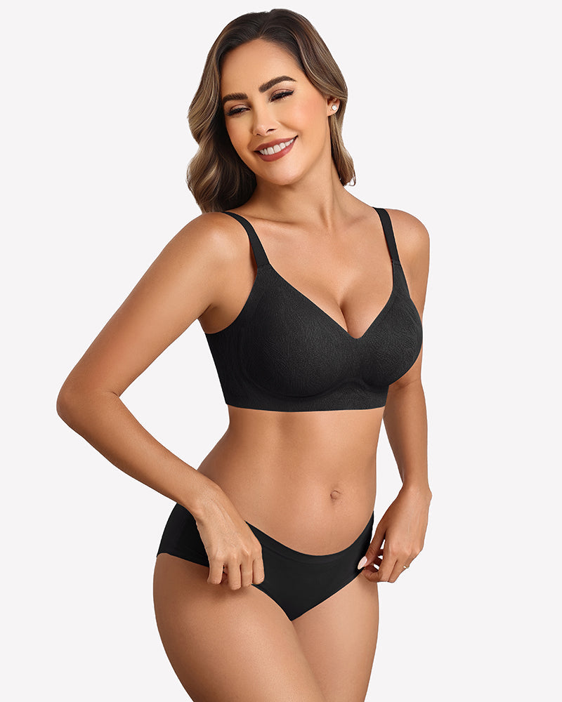 Seamless No Wire Full Coverage Padded Bra