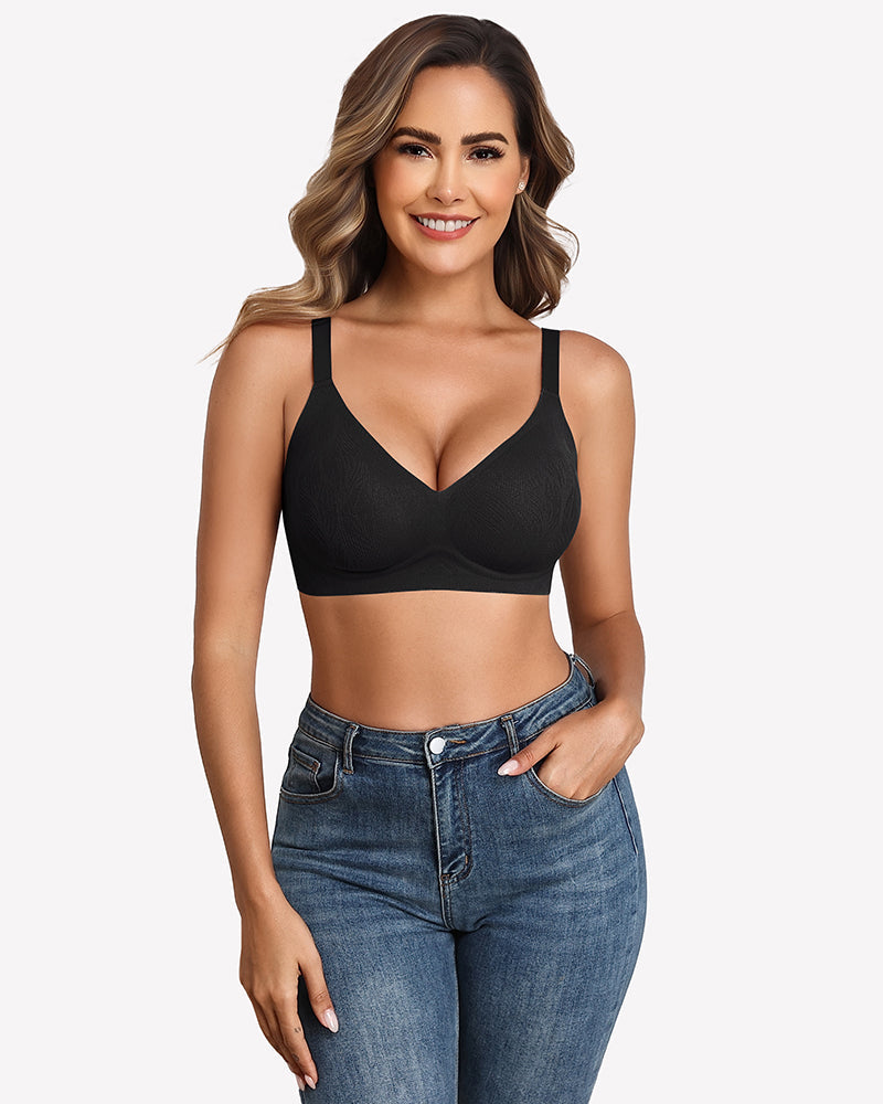 Seamless No Wire Full Coverage Padded Bra