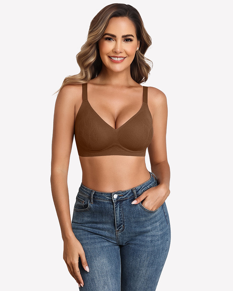 Seamless No Wire Full Coverage Padded Bra