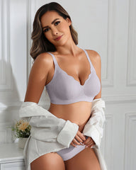 Wireless Bras Seamless Bra Full Coverage Lace Tshirt