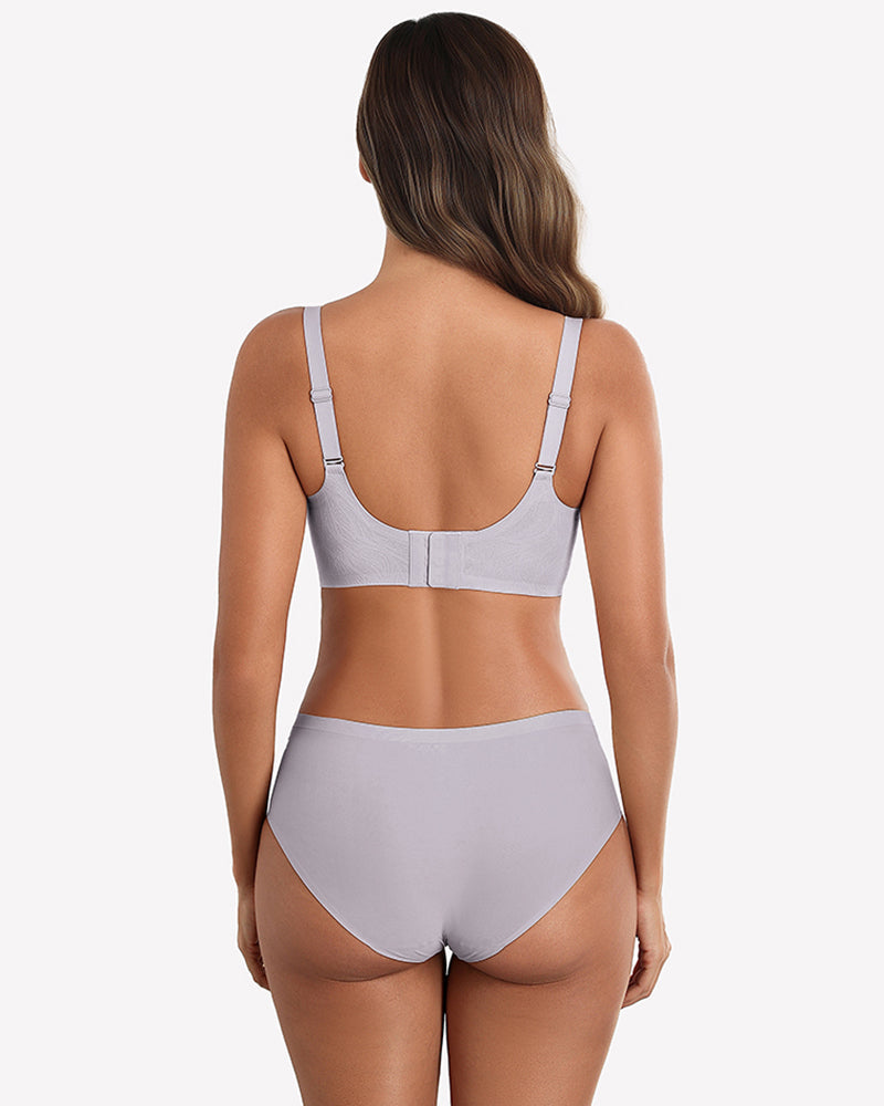 Wireless Bras Seamless Bra Full Coverage Lace Tshirt