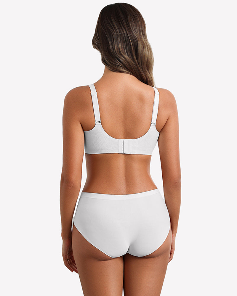 Wireless Bras Seamless Bra Full Coverage Lace Tshirt