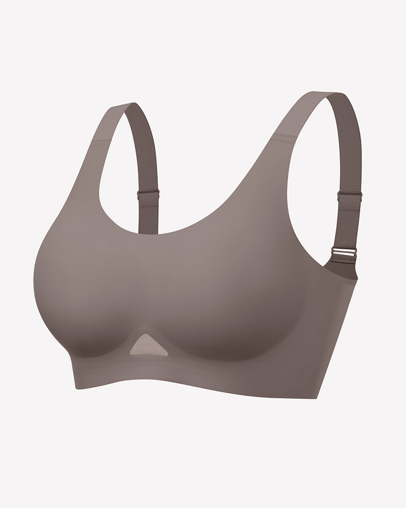 Wireless Jelly Bra - U Neck Seamless Padded Bralette
