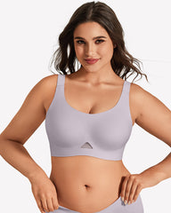 Wireless Jelly Bra - U Neck Seamless Padded Bralette