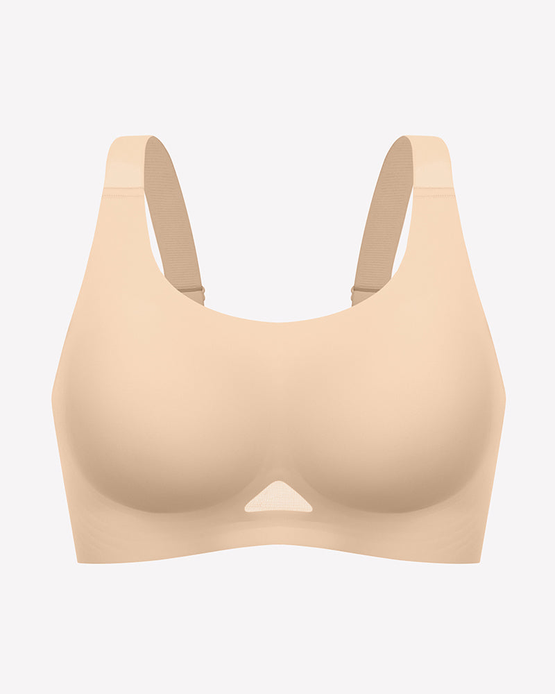 Wireless Jelly Bra - U Neck Seamless Padded Bralette