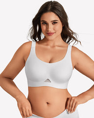 Wireless Jelly Bra - U Neck Seamless Padded Bralette