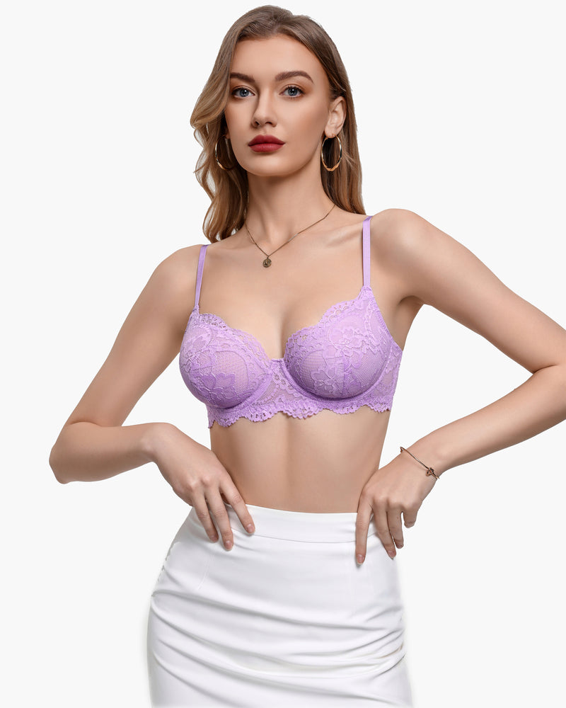 Lace Balconette Underwire Unlined Everyday Bra