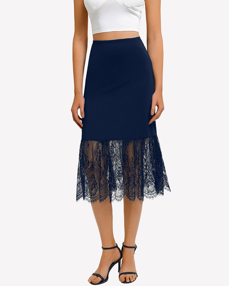 Lace Half Slip Underskirt Under Dress