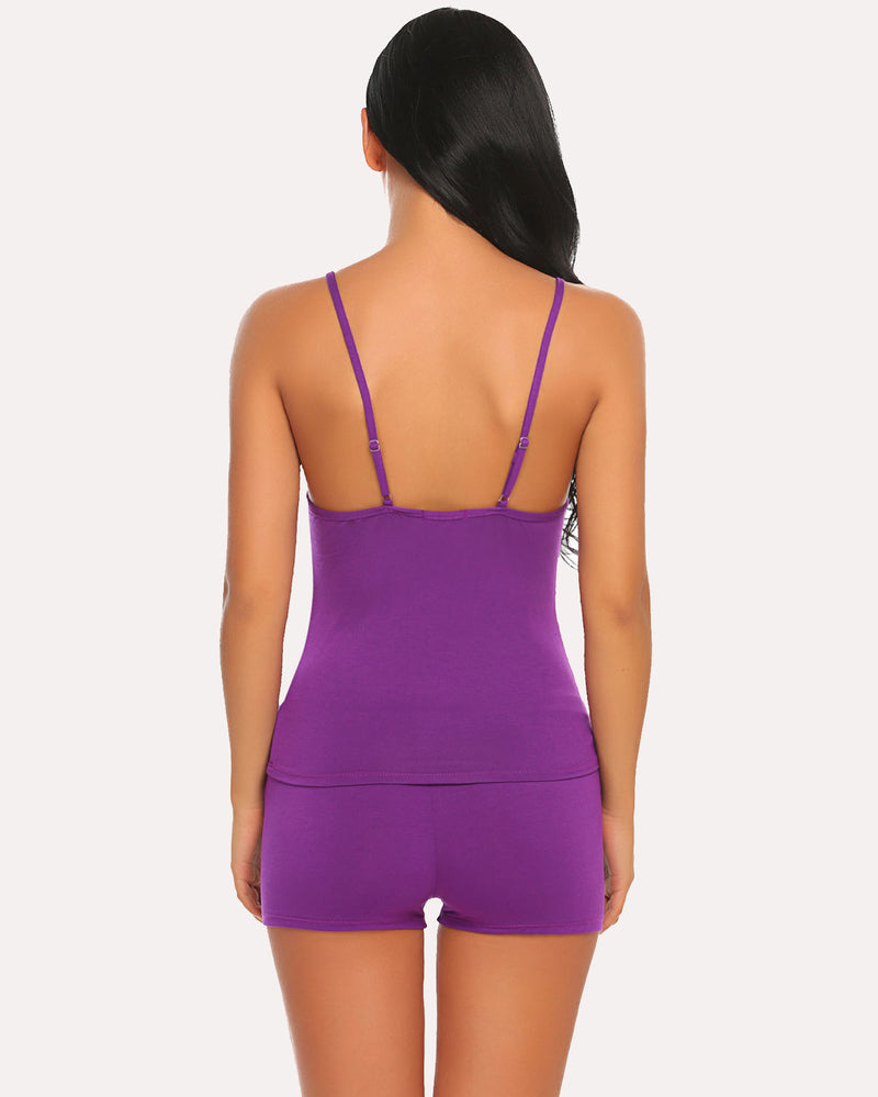 Lace Pajamas Set Random Waistband Shorts Sets
