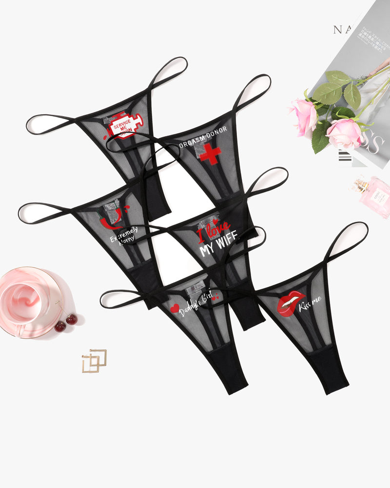 T-back Mesh Panties