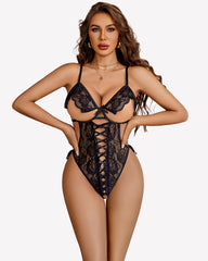 Lace Bodysuit Teddy Lingerie One Piece