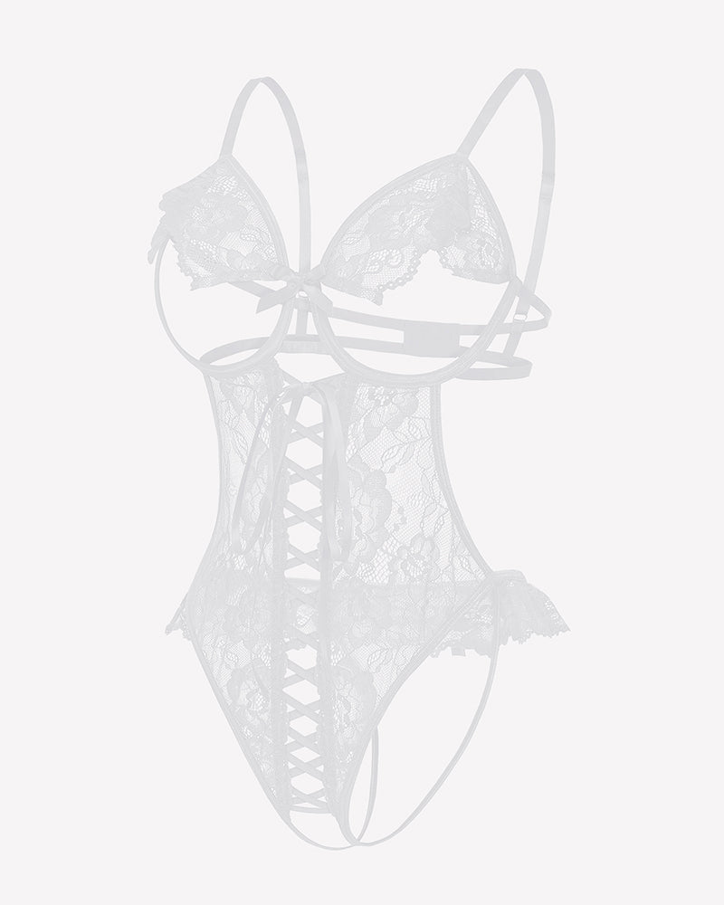 Lace Bodysuit Teddy Lingerie One Piece