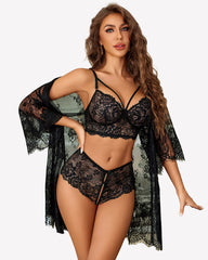 Lace Bra and Panty Sets 2 Piece Outfits