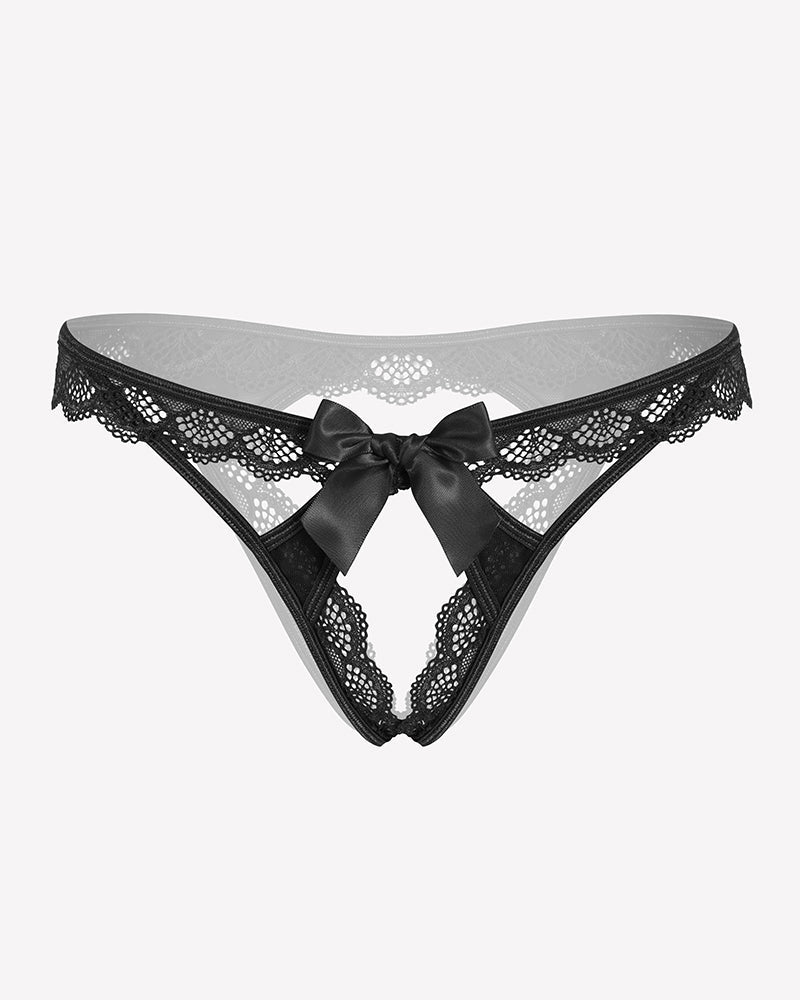 Low Rise Briefs Floral Lace Thong