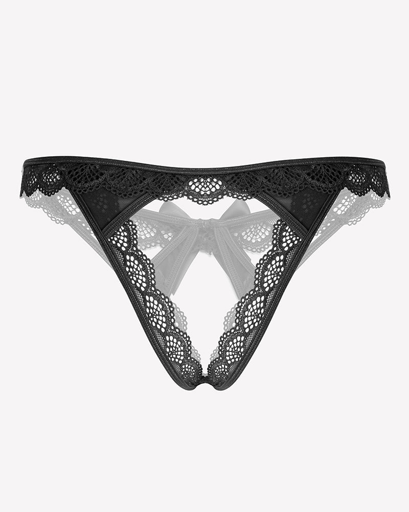 Low Rise Briefs Floral Lace Thong