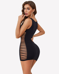Fishnet Badydoll Hollow Out Dresses