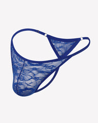 Men's Lace Thong Underwear Low Rise T-Back G-String