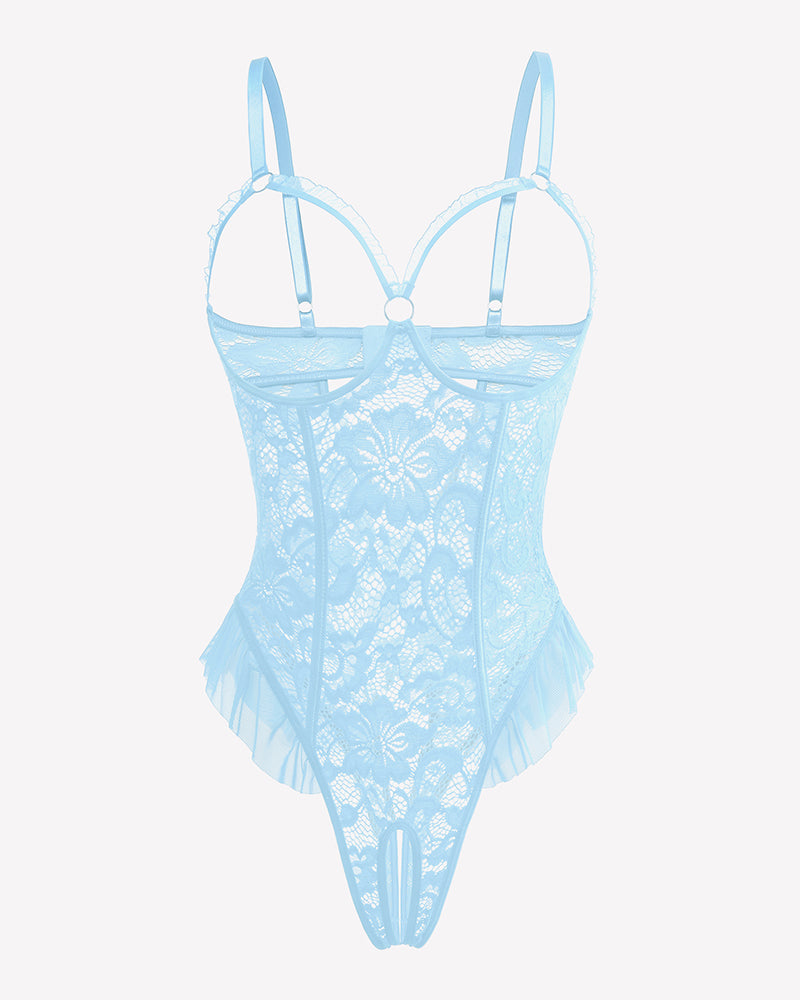 Lace One Piece Bodysuit Mini Teddy