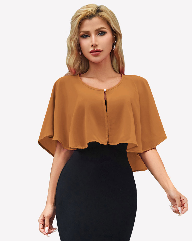 Women's Chiffon Shawl Wrap ¡§C Evening Wedding Cape Bolero Cover Up