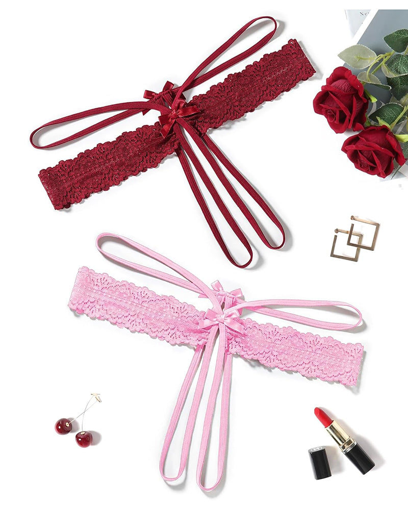 Lace Hollow Out Thong G-String Underwear