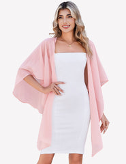 Sheer Chiffon Shawl Wrap ¡§C Elegant Scarf Cover Up