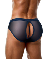 Men's Cut-Out Mesh Low Rise Thong