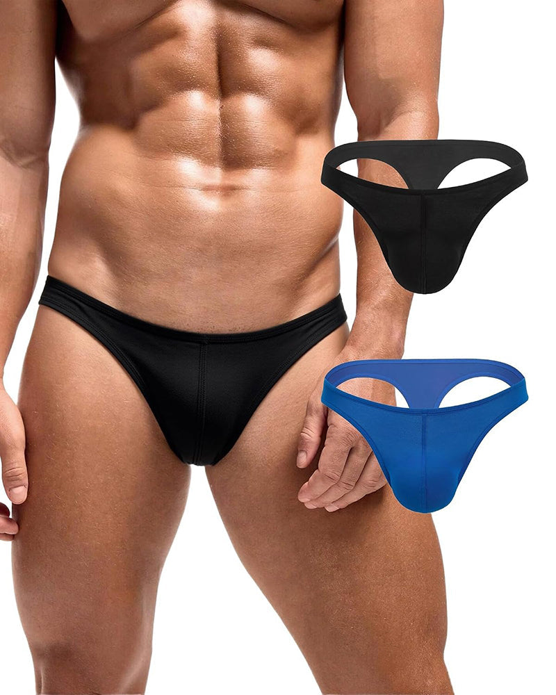 Men's Soft Stretch Thong G-String Underwear 3-Pack